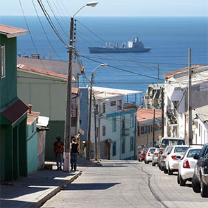 street in Valparaiso